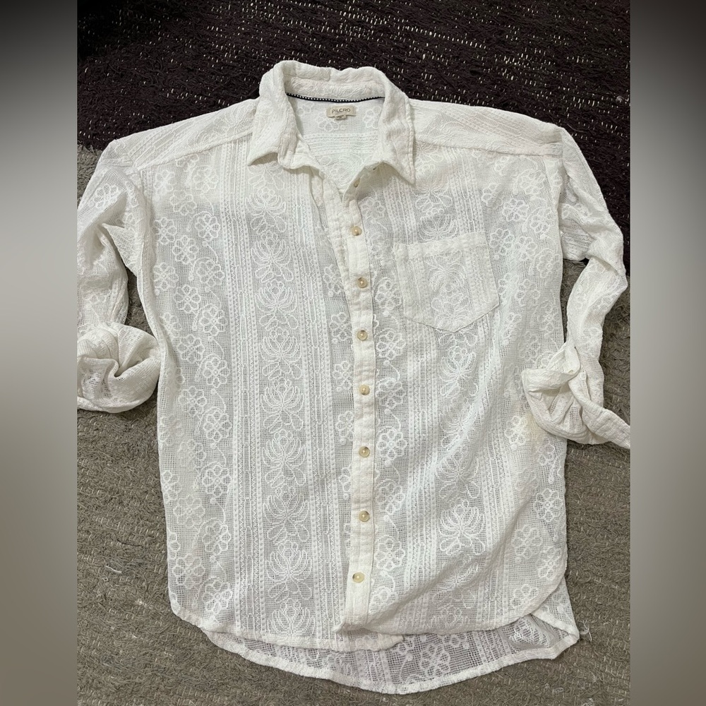 Anthropologie pilcro button up
